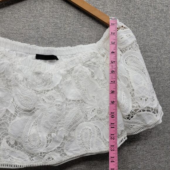 MO&Co LACE OFF THE SHOULDER TOP, SIZE M - Picture 7 of 7